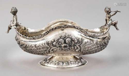 Jardiniere, c. 1900, silver tested