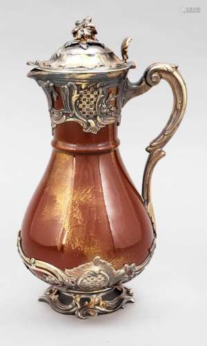 Wine jug, Clement Massier (1844-19