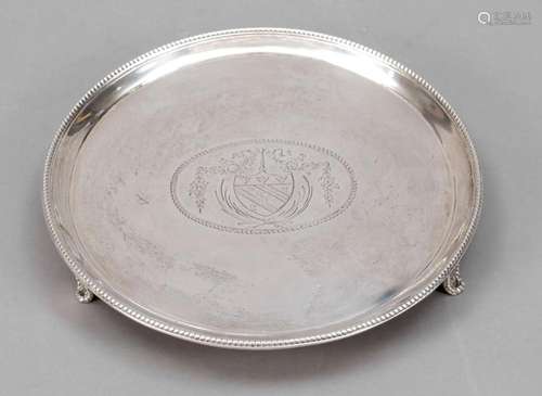 Salver, England, 1782, maker's mar