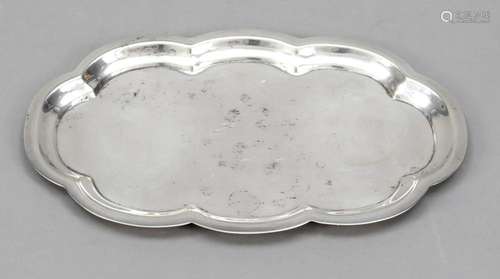 Oval tray, USA, mid-20th c., maste