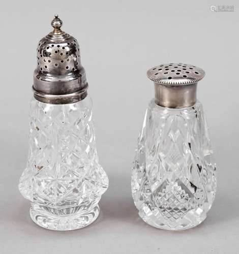 Two shakers, Denmark, 1934 and Eng