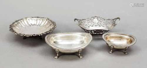 Four small bowls, 20th century, di