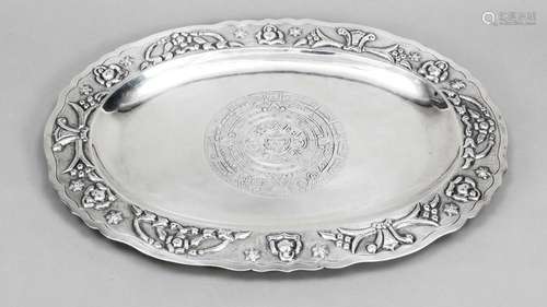 Oval tray, Mexico, 20th century, s