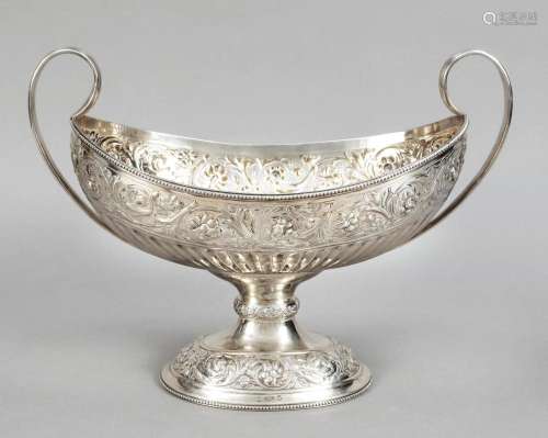Oval footed bowl, Scotland, 1882,