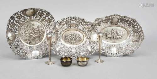 Mixed lot of nine pieces, 20th cen