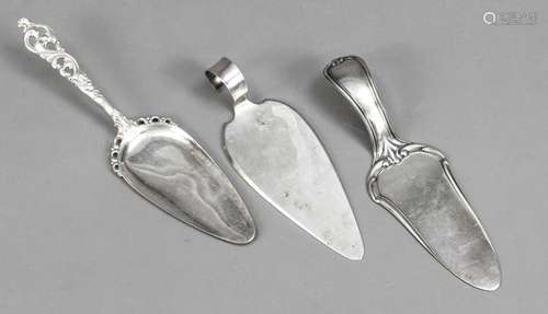 Three cake servers, German, 20th c