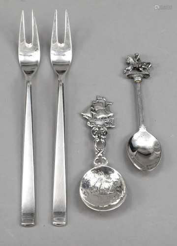 Two serving forks, German, 20th c.