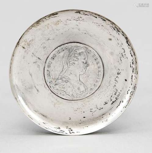 Coin bowl with Theresienthaler, D.