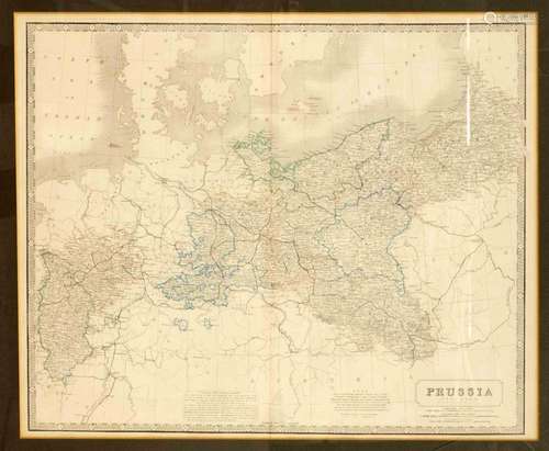 Two historical maps of Bohemia