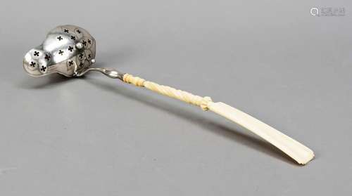 Punch ladle, c. 1900, silver teste