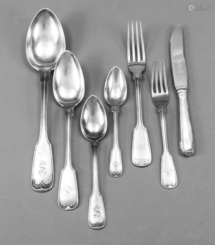 Remnant cutlery, German, 20th c.,