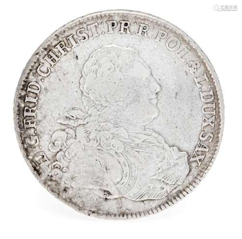 Coin, Thaler, Saxony, 1763, 27,75g