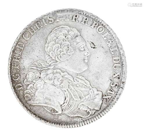 Coin, Thaler, Saxony, 1763, 27,85g