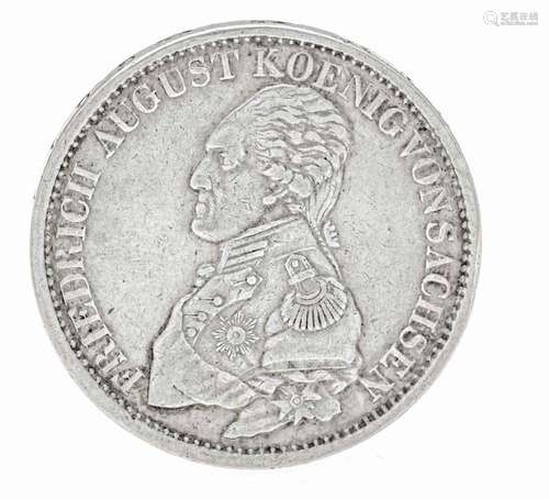 Coin, Thaler, Saxony, 1821, 27,76g