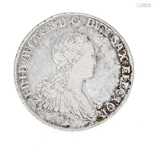 Coin, 2/3 thaler, Saxony, 1765, 13.80g