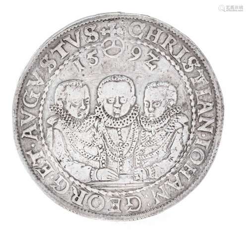 Coin, Thaler, Saxony, 1592, 28,65g