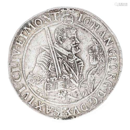 Coin, Thaler, Saxony, 1652, 28,83g