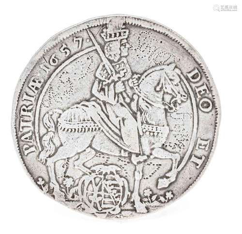 Coin, Thaler, Saxony, 1657, 28.82g