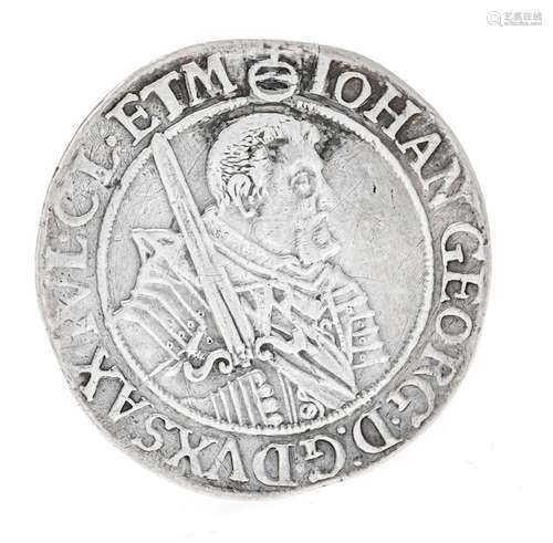 Coin, 1/4 thaler, Saxony, 1650, 6.96g