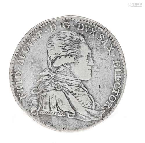 Coin, 1/3 thaler, Saxony, 1800, 6.92g