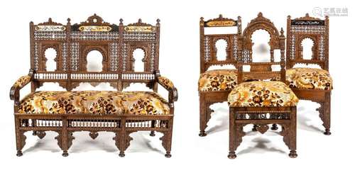 Oriental set of seats around 1