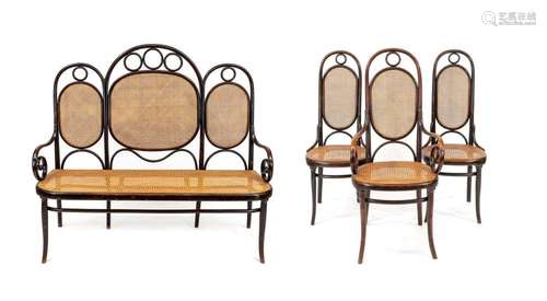 Thonet seating ensemble around