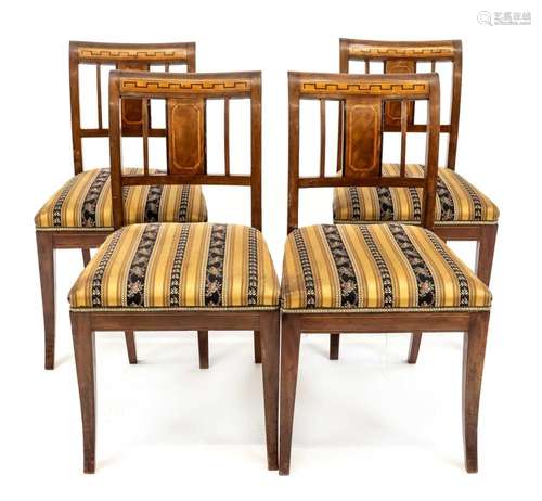 Set of four chairs in Biederme