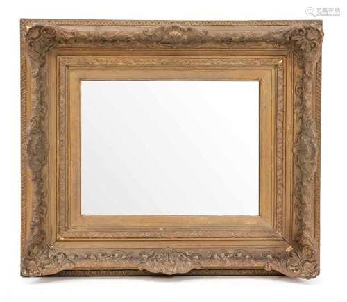 Wall mirror around 1900, wood