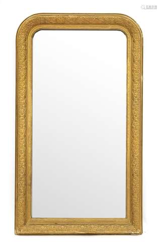 Wall mirror around 1900, woode