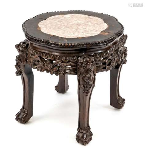 Flower/side table in Asian sty