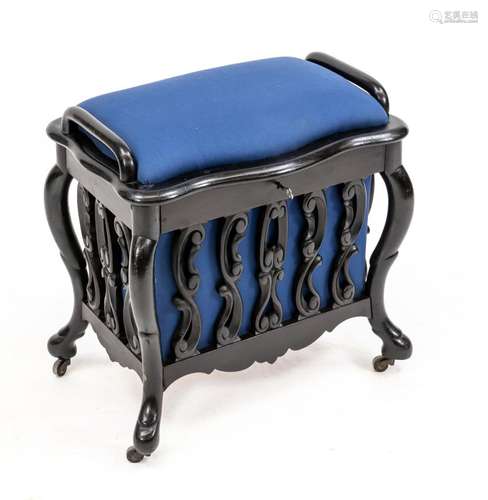 Stool with storage compartment