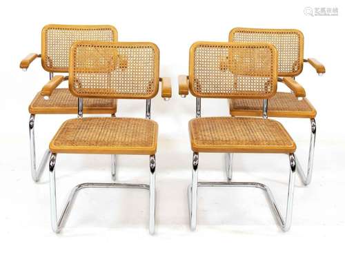 Set of four Thonet cantilever