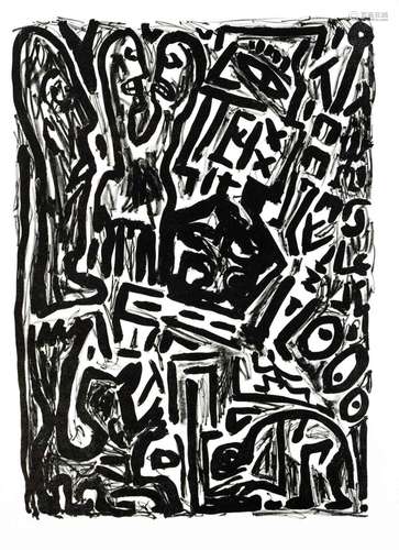 A.R. Penck (1939-2017), two li