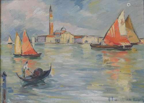 UNDEUTLICH SIGNIERT (XX). Venedig, 1930