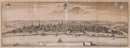 D'après Caspar MÉRIAN (1627-1686)
Vue panoramique de Bor...