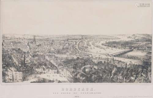 Jules PHILIPPE (né à Bordeaux en 1819)
Bordeaux  Vue prise d...