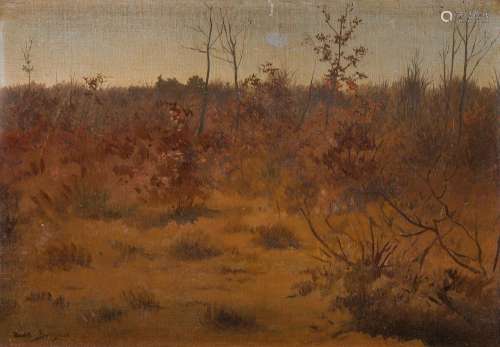 Rosa BONHEUR (1822-1899)
Automne sur les bruyères
Huile sur ...