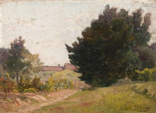 Paul SEBILLEAU (1847-1907)
Environs de Floirac, 1894
Huile s...