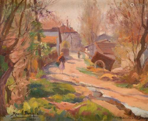 Raoul DOSQUE (1860-1937)
Marais de Suze, 1931
Huile sur pann...