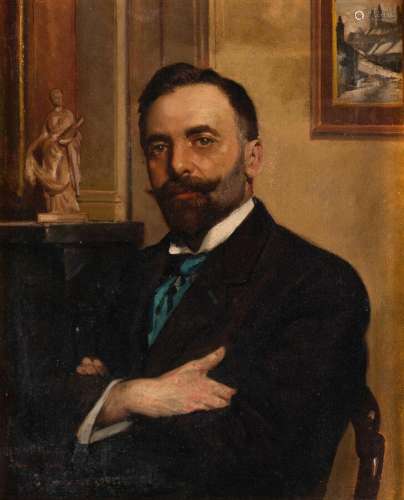 Émile BRUNET (1869-1943)
Autoportrait, 1917
Huile sur toile ...