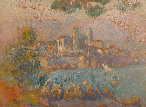 Joseph LÉPINE (1867-1943)
La baie d'Antibes, 1917
Huile ...