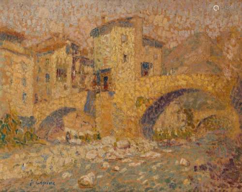 Joseph LÉPINE (1867-1943)
Vieux pont à Sospel (Alpes Maritim...