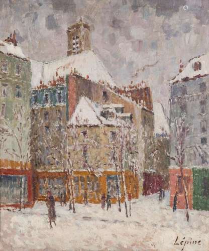 Joseph LÉPINE (1867-1943)
Saint-Gervais sous la neige, depui...