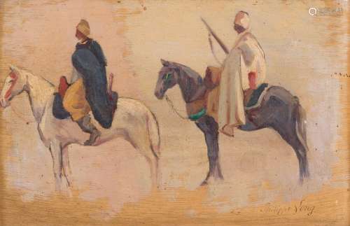 Philippe LONG (1872-1957)
Études de cavaliers orientalistes
...