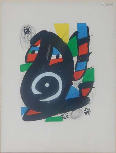 Joan MIRO (1893 - 1983). La Melodie Acide (1980).