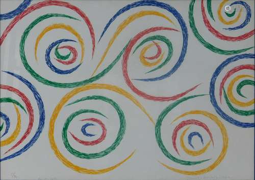 Piero DORAZIO (1927 - 2005). Cercles du matin (1992).