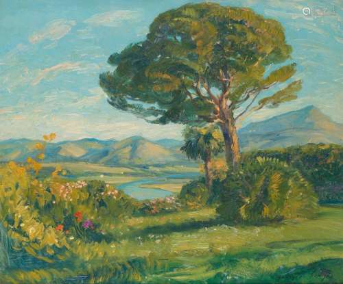 Georges BERGES (1870-1934)
Paysage du Pays-Basque
Huile sur ...