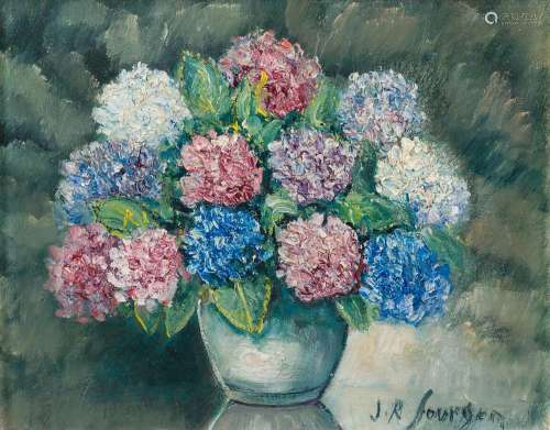 Jean-Roger SOURGEN (1883-1978)
Bouquet d'hortensias
Huil...
