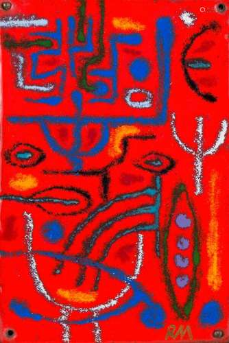 Raymond MIRANDE (1932-1997)
Abstraction rouge 
Date supposée...
