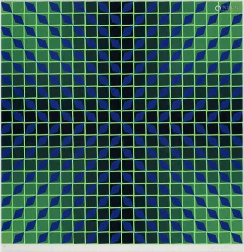 Vasarely, Victor - Geometrische Abstraktion - Op Art - Jinde...